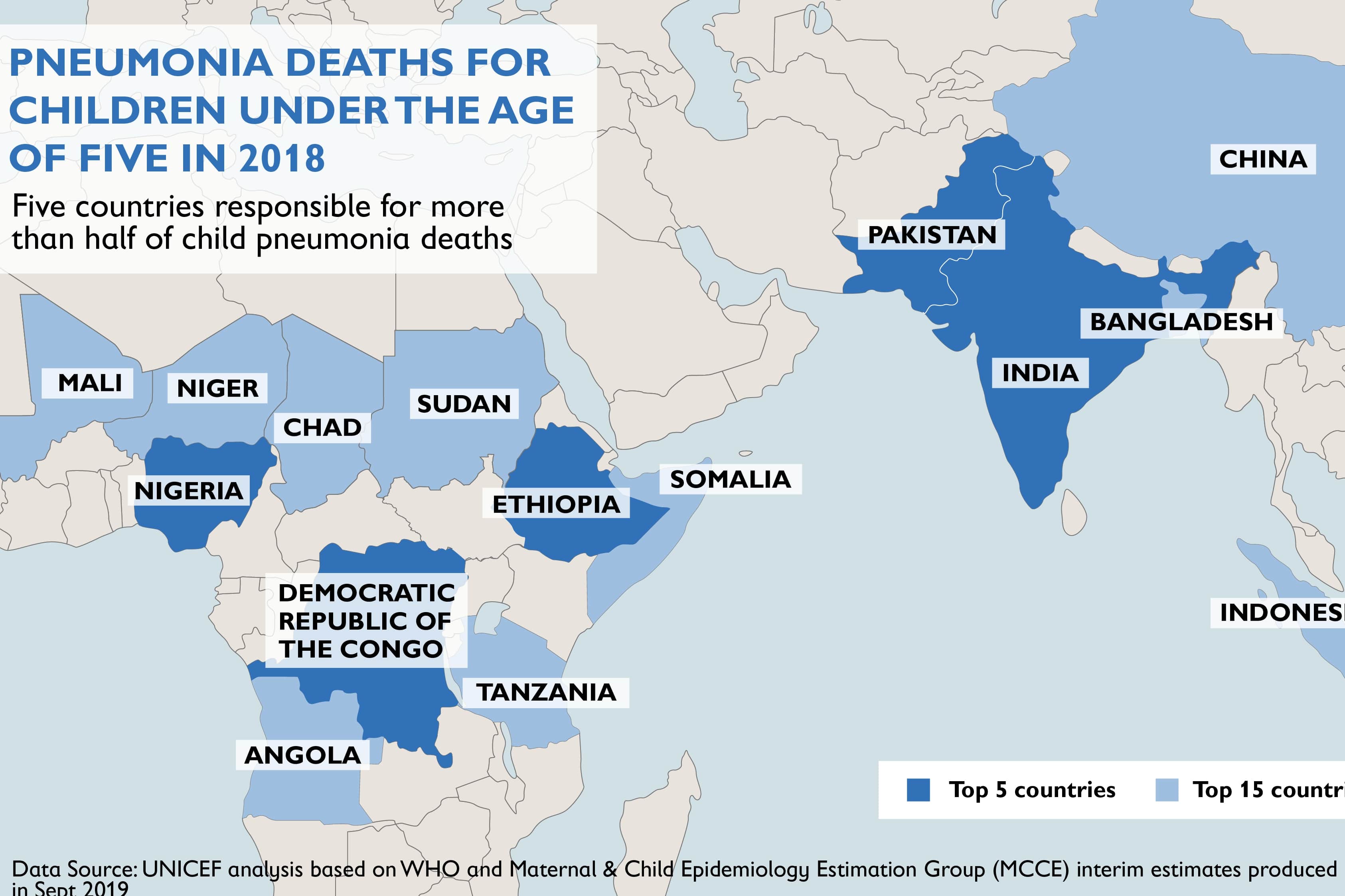 map of pneumonia countries 
