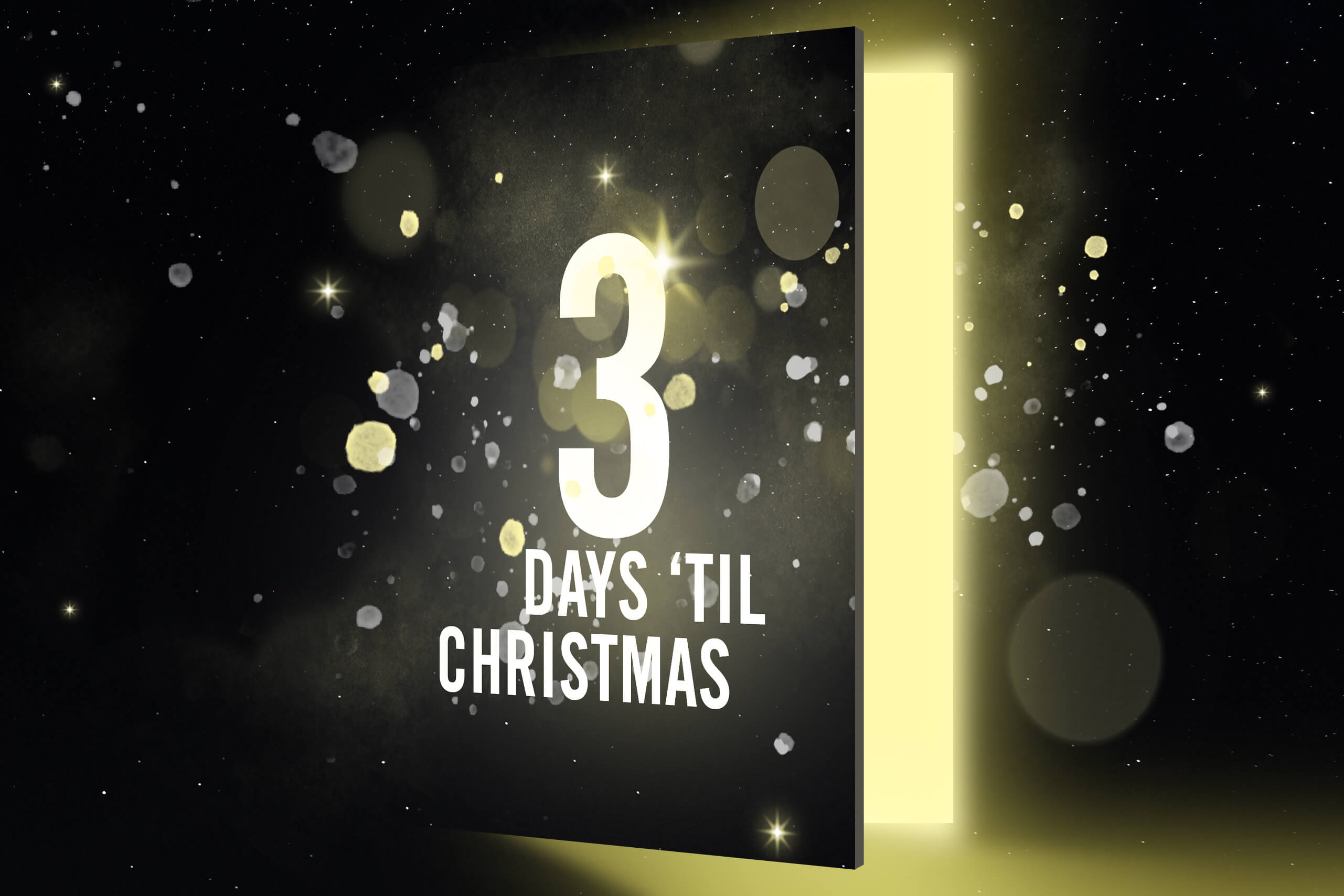 3 days 'till Christmas